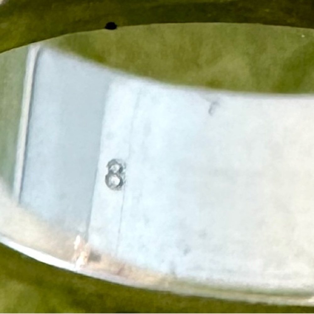 Gucci x Adidas Wide Band Sterling Silver Ring - Picture 3 of 6